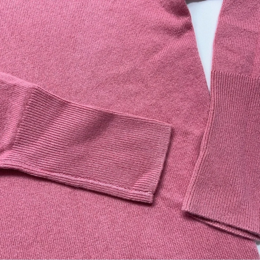 J.Crew Crewneck Boyfriend Cashmere Sweater Womens XXS Oversized in Pink
